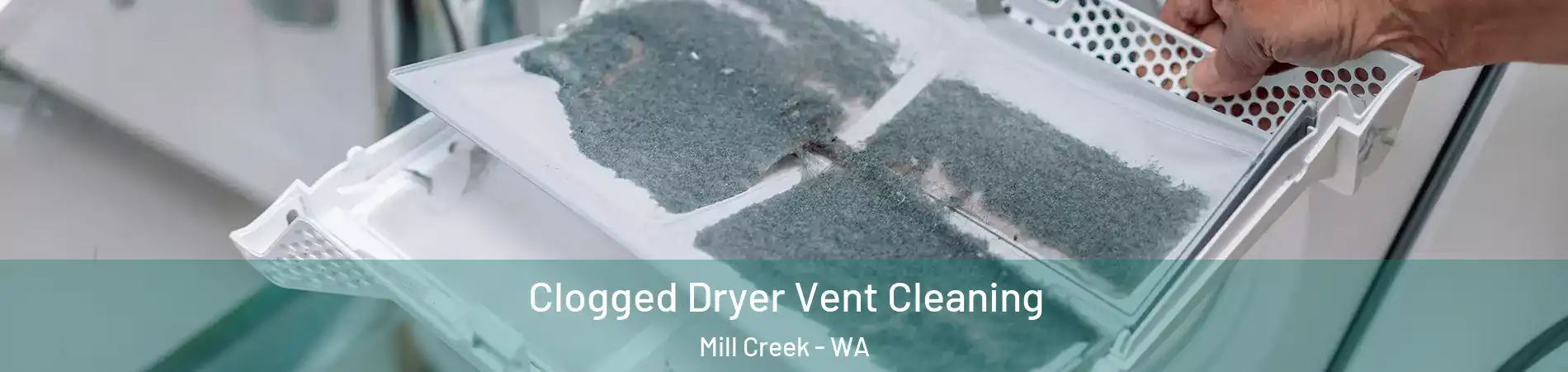  Clogged Dryer Vent Cleaning Mill Creek - WA