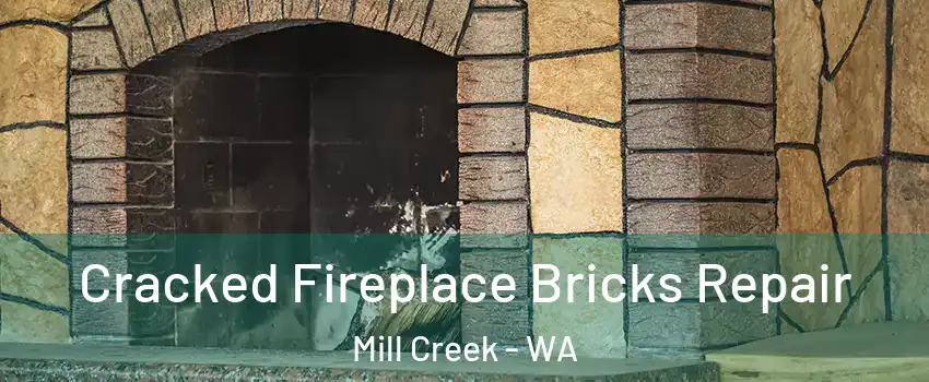  Cracked Fireplace Bricks Repair Mill Creek - WA