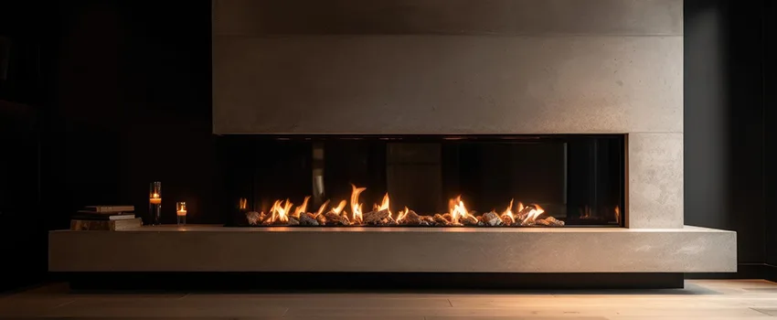 Gas Fireplace Ember Bed Design Services in Mill Creek, Washington