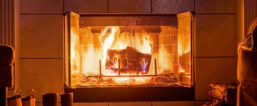 Mendota Hearth Landscape Fireplace Installation in Mill Creek, Washington