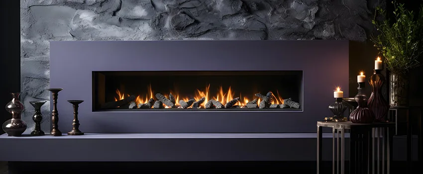 Ember Bed for Ventless Gas Fireplace in Mill Creek, WA