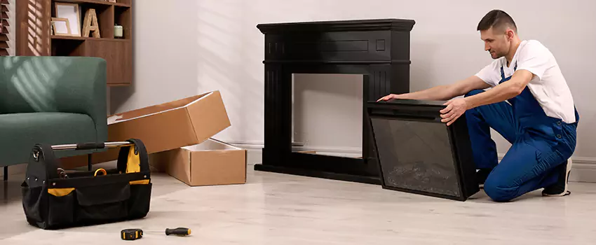 Old Rusted Metal Fireplace Repair And Replacement in Mill Creek, WA