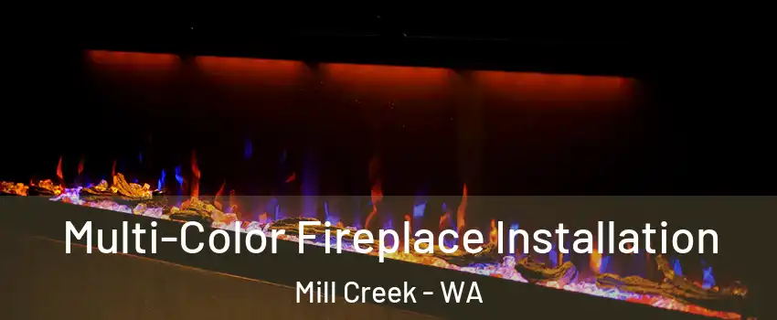  Multi-Color Fireplace Installation Mill Creek - WA