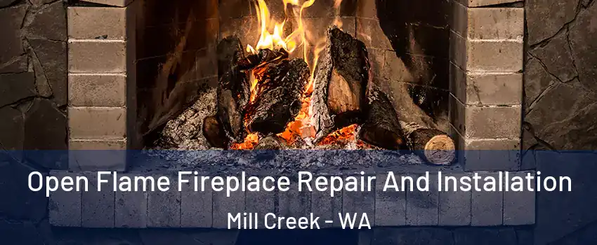  Open Flame Fireplace Repair And Installation Mill Creek - WA