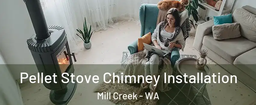  Pellet Stove Chimney Installation Mill Creek - WA